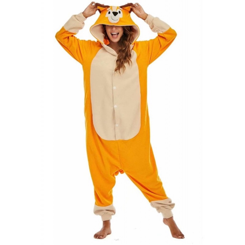 Bluey Mom - Chilli Adult Medium Fleece Onesie